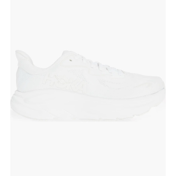 HOKA W CLIFTON 9 White Sneakers Minimalist Design Chunky Sole Brand New in Box - Picture 8 of 16